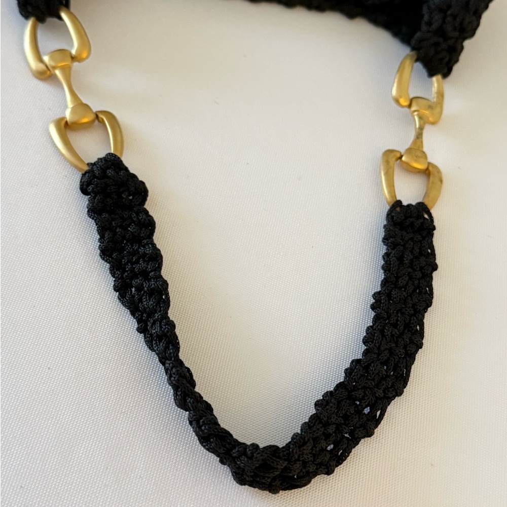 Black Crochet Bag - Picture 4 of 5